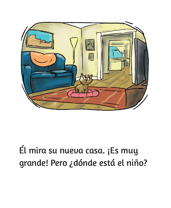 El gatito busca al niño  - Little Reader (minimum of 6)