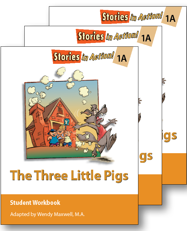 The Three Little Pigs - Digital Student Workbooks (minimum of 20)