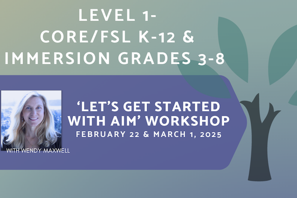 AIM Virtual Winter Institute 2025 - Level 1 - Let's get started with AIM - French