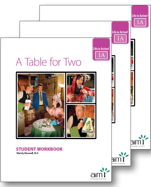 A Table for Two - Digital Student Workbooks (minimum of 20)